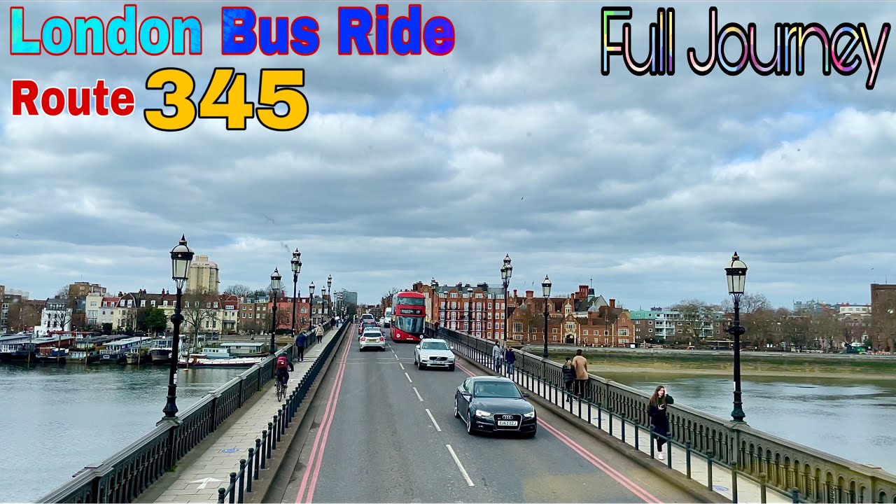London Bus Ride 🇬🇧 Route 345 - Peckham towards South Kensington | Full Journey
