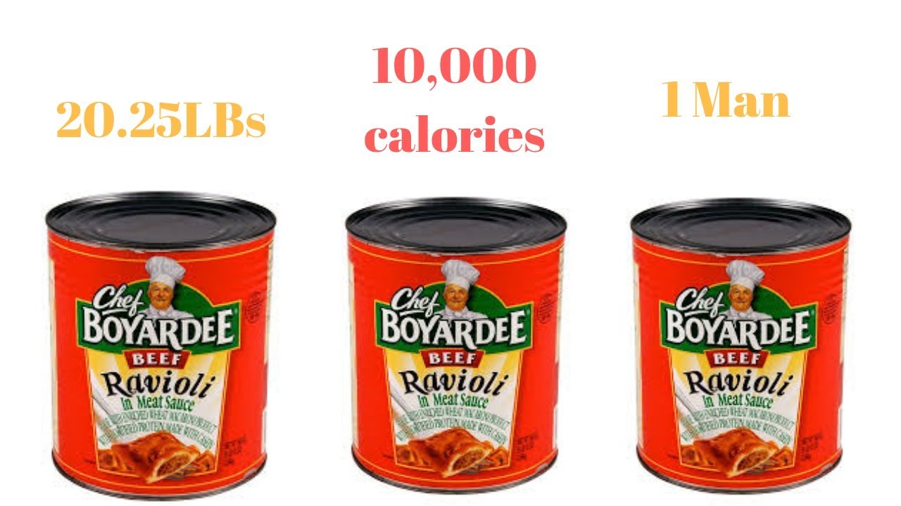 20 Pounds of Chef Boyardee Ravioli Challenge|Epic Meal