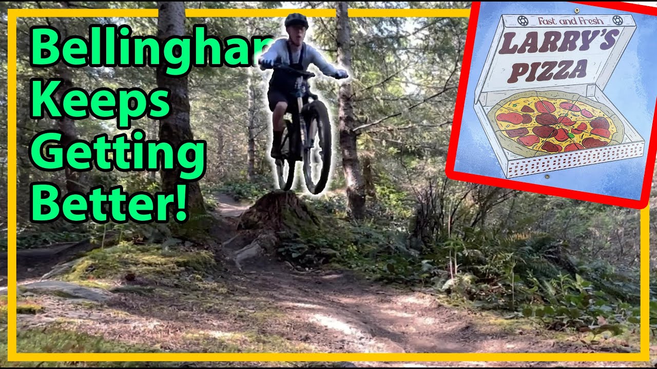 This New Trail is a Must Ride - Larry's Pizza!
