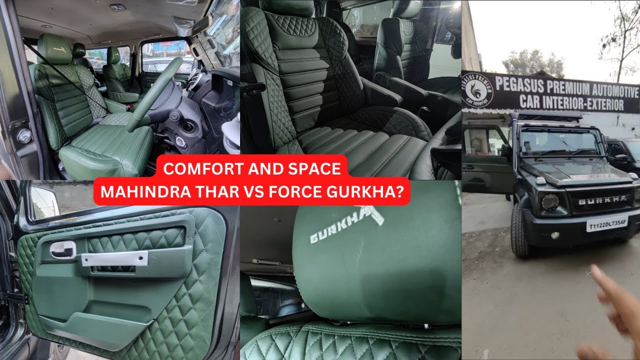 COMFORT AND SPACE के  मामले में MAHINDRA THAR से बेहतर|FORCE GURKHA INTERIOR MODIFICATION