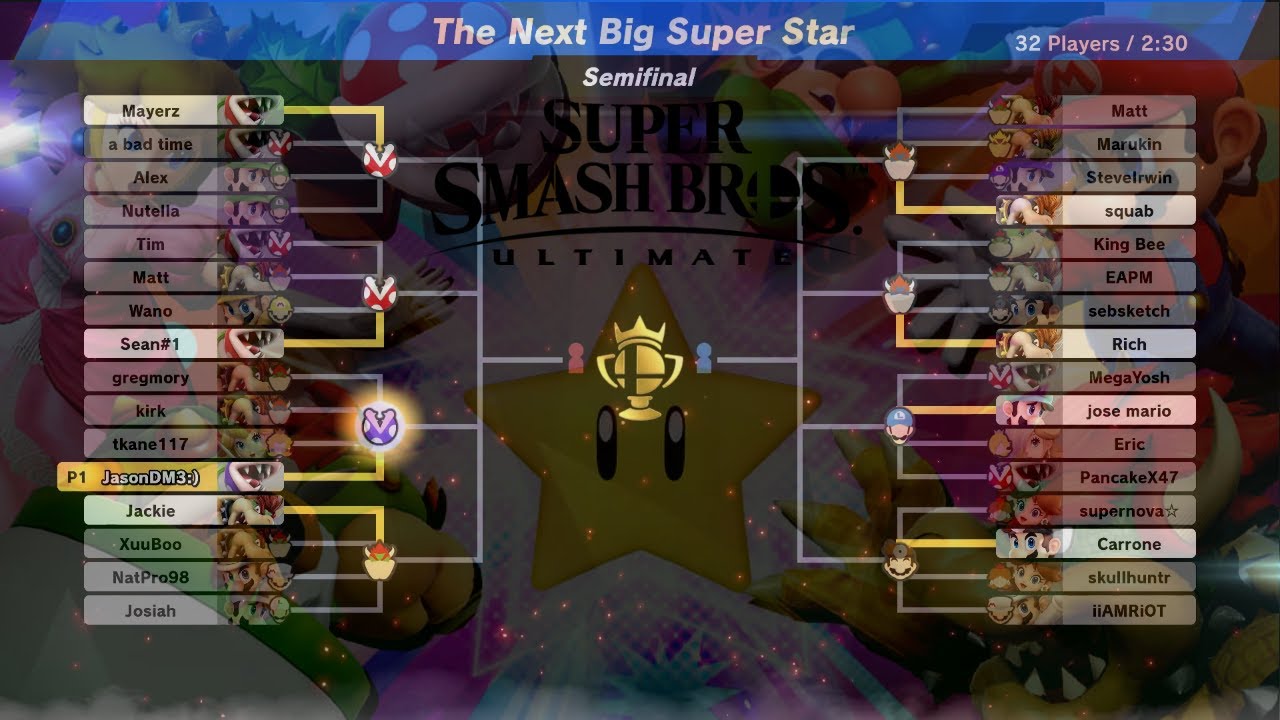 Super Smash Bros Ultimate Online Tourney 