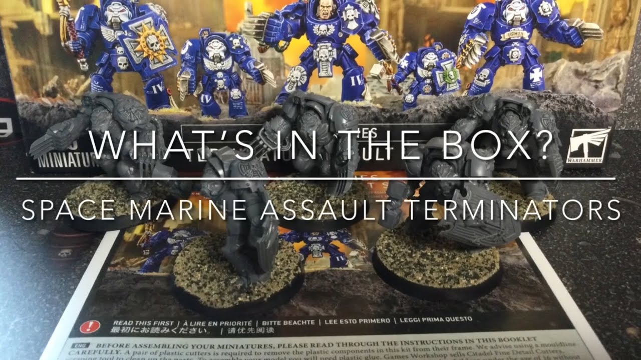 What’s in the box? - Space Marine Assault Terminators