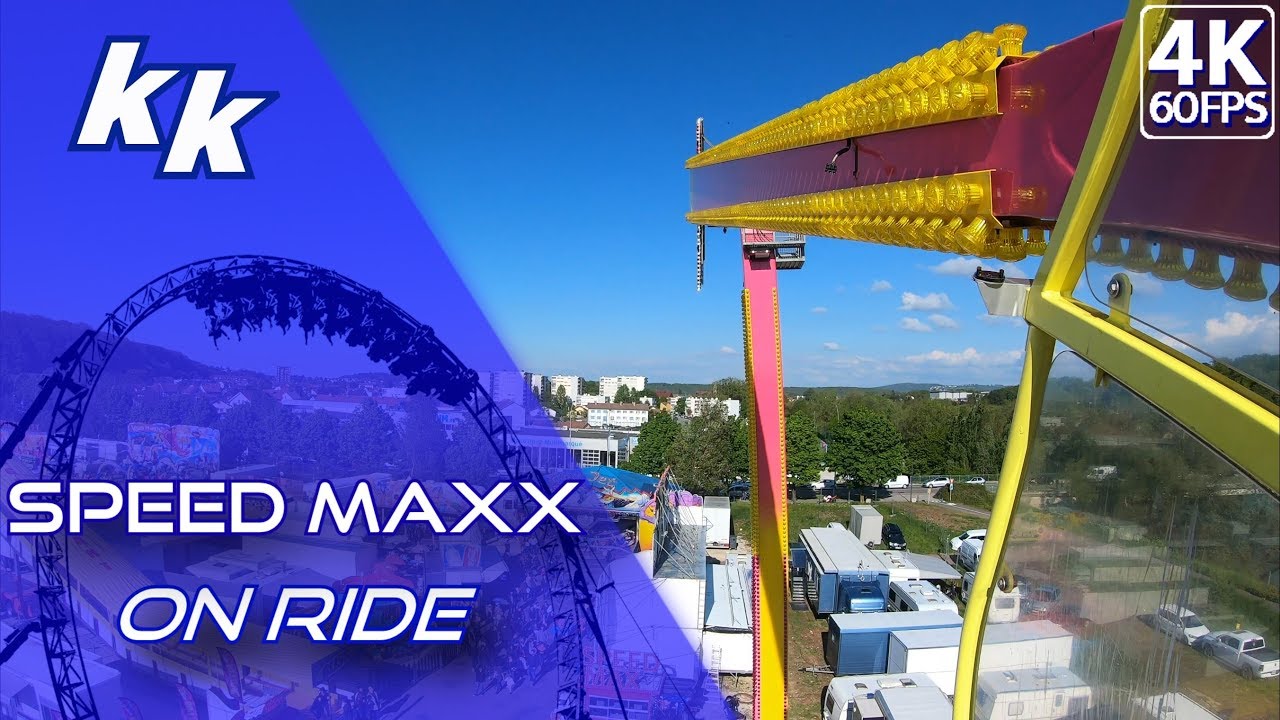 Speed Maxx- Fête Foraine d'Audincourt 2019 (On ride/4K 60 fps)