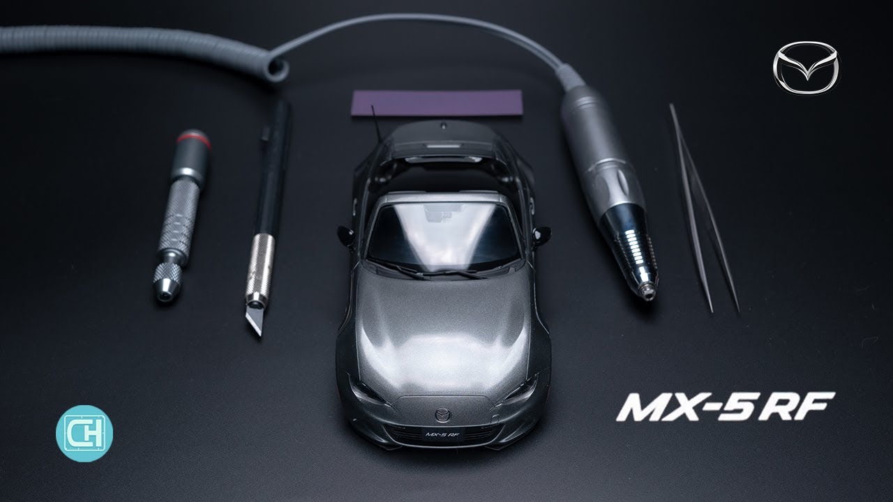 How to build your first scale model car | Mazda mx-5 RF Bodywork