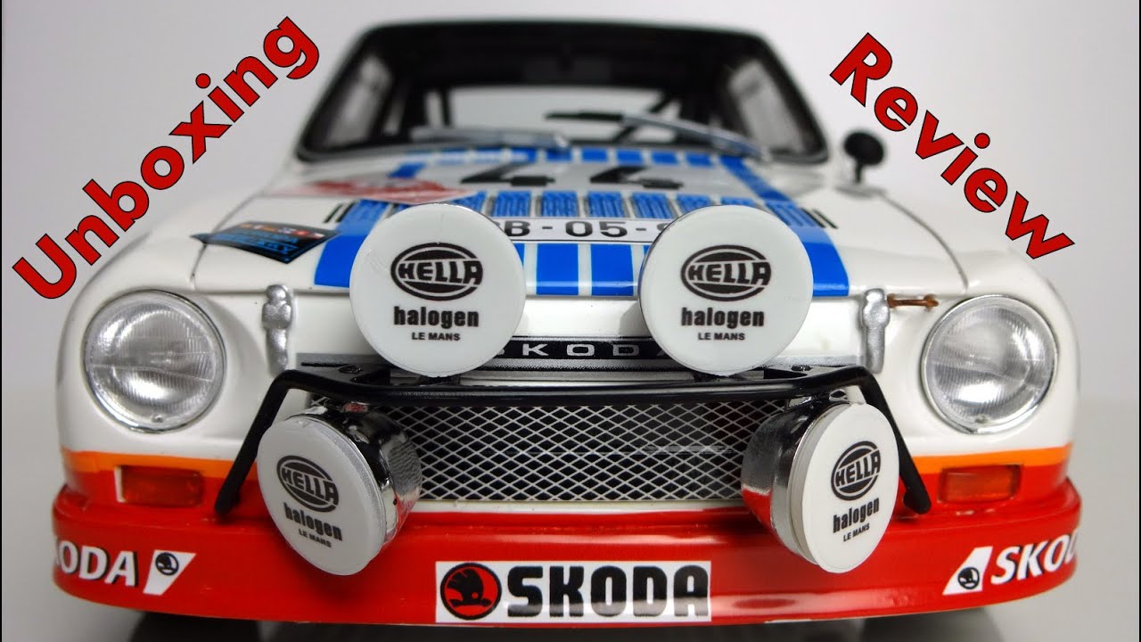 Škoda 130RS 1977 Monte Carlo 1:18 Unboxing & Review