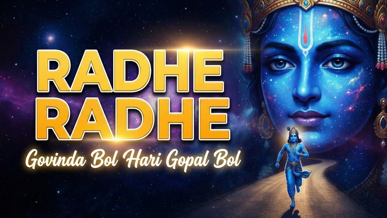 राधे राधे - गोविन्द बोल हरि गोपाल बोल | मानसिक शांति और ध्यान के लिए | Krishna Bhajan. #radheradhe 