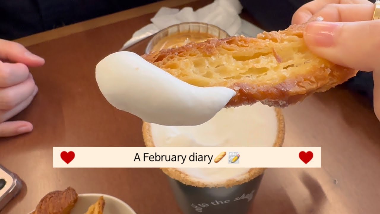 vlog. 2월 마지막주 일기🤎 | 샬로우커피☕️(버터스틱 최고🧈🥖)