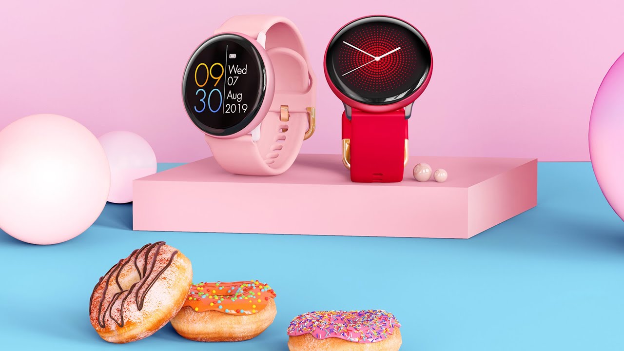 2.5D Full Touch Screen Ultra-light Heart Rate  Sports Mode IP68 Weather Forecast Fashion Smart Watch
