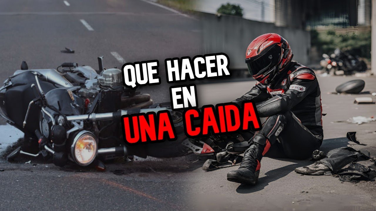 Que hacer si tienes una CAIDA o ACCIDENTE en moto