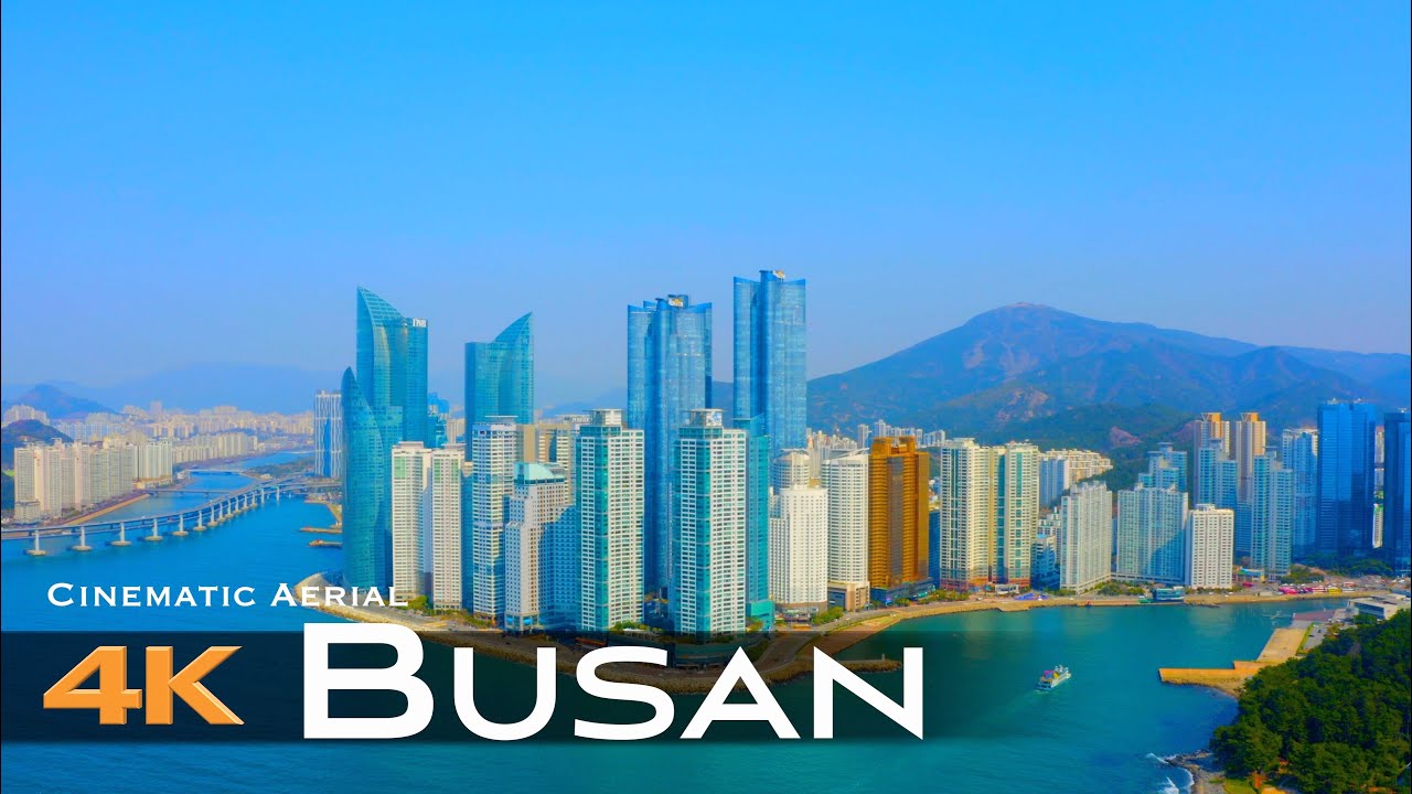 BUSAN 🇰🇷 부산시 Pusan Drone Aerial 4K | 부산광역시 South Korea 대한민국