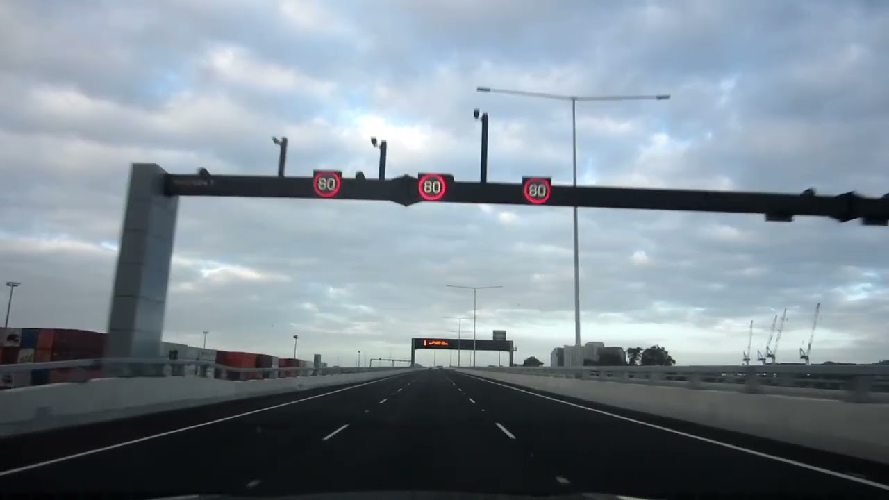 A Trip through The West Gate Tunnel Outbound.