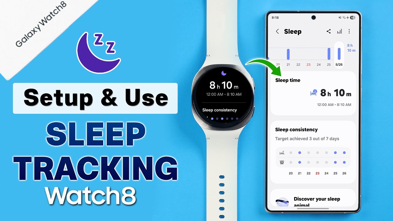 Galaxy Watch 8: How to Track Your Sleep! [Set Up & Use]