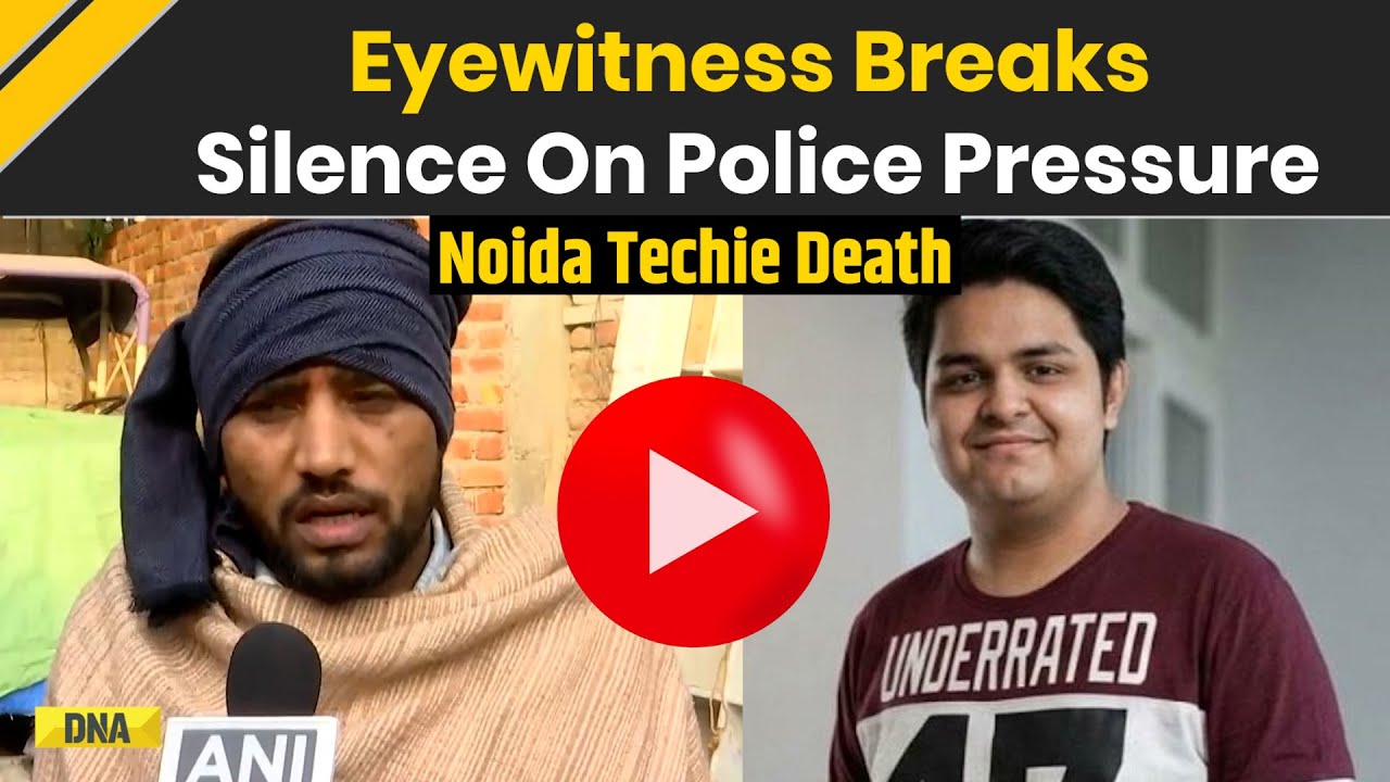 Noida Techie Death News: Witness Claims Police Asked Him To Disappear For Five Days | UP News