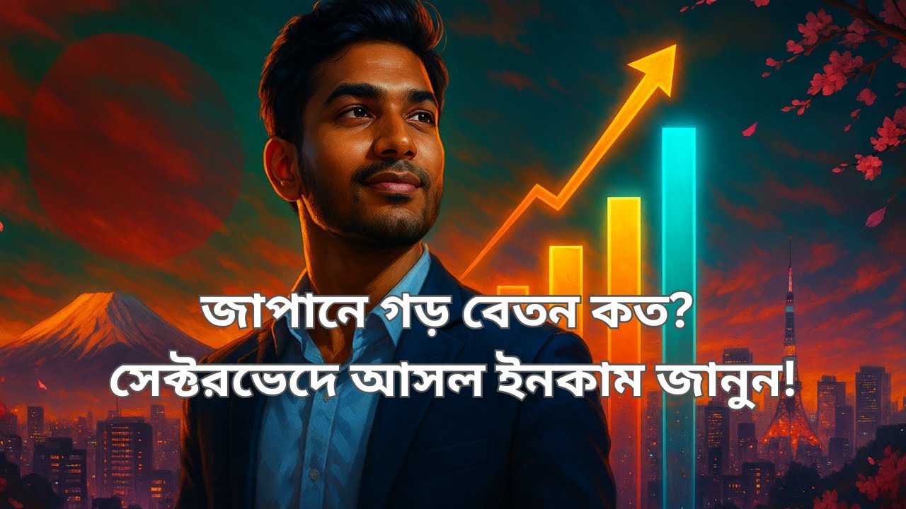 জাপানে গড় বেতন কত? সেক্টরভেদে আসল ইনকাম জানুন!