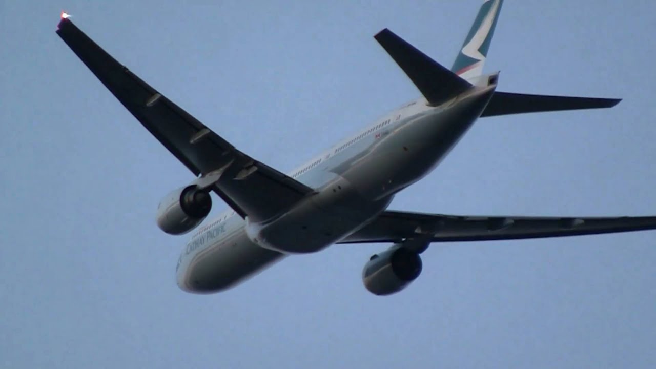 Cathay Pacific A330-300 & B777-200 Take off at Tokyo (NRT)」