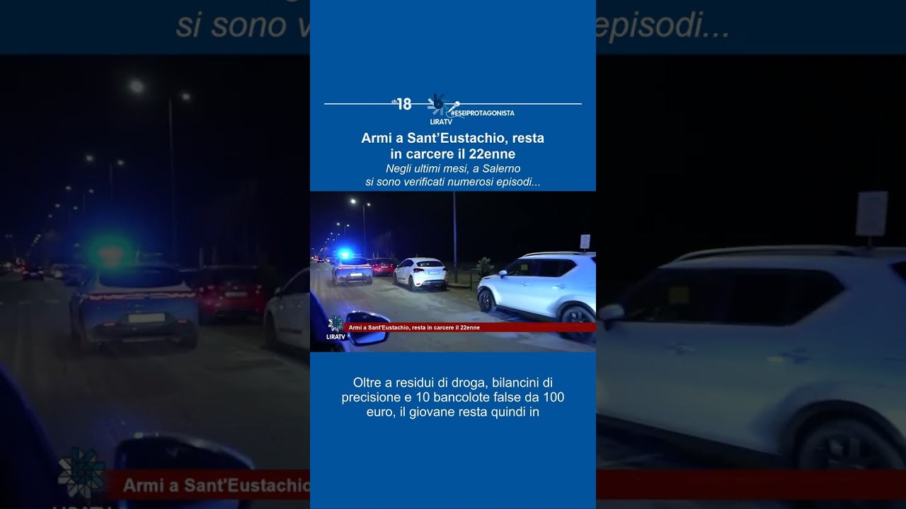 Armi a Sant&rsquo;Eustachio, resta in carcere il 22enne