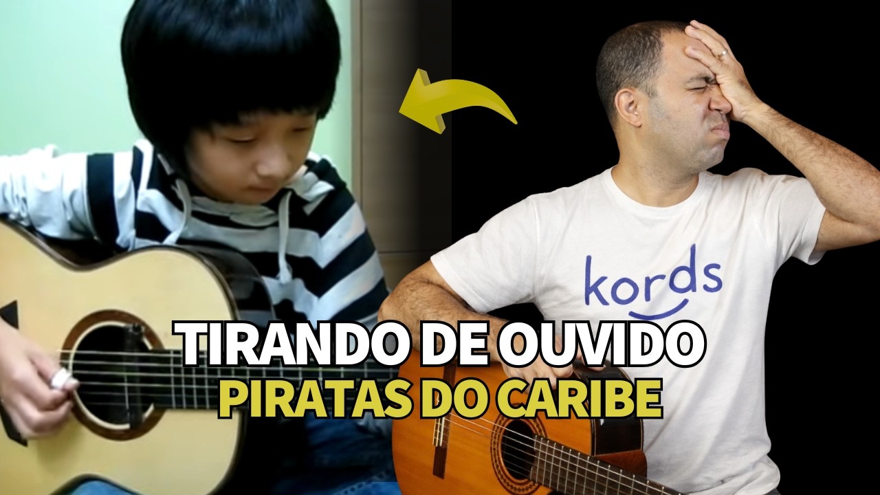 Tirando de Ouvido a Versão Mais Difícil de Piratas do Caribe, no Violão