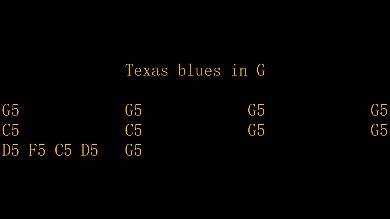 Texas blues in G (ZZ Top style) - Drums backing track