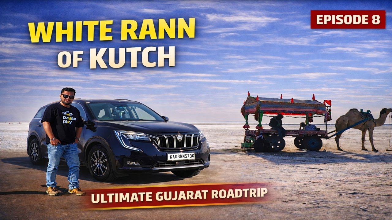 White Rann of Kutch 🇮🇳 -India’s White Desert, Flamingos & Rann Utsav |Ultimate Gujarat Roadtrip EP 8