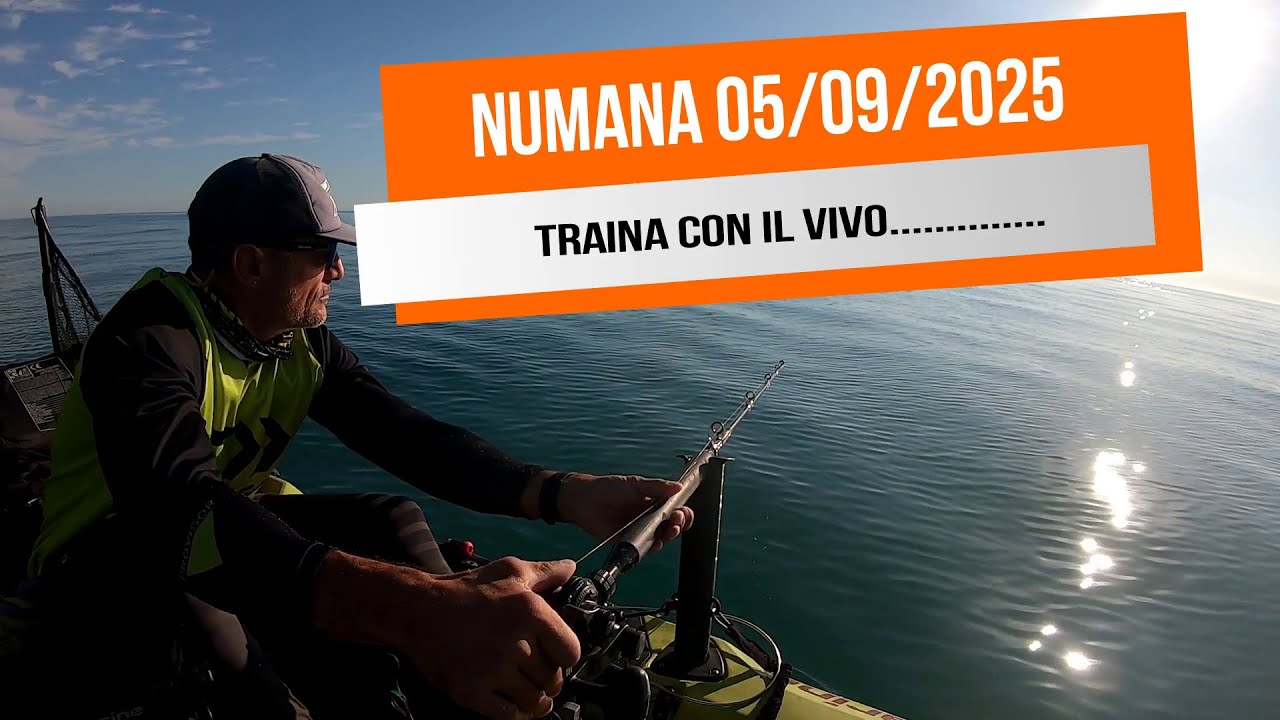 Kayak Fishing Numana Traina con il vivo 05/09/2025