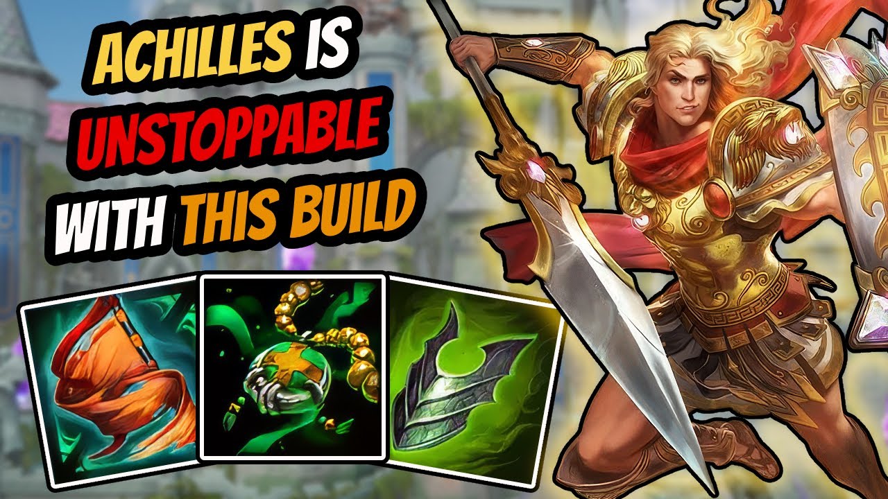 THIS BUILD makes ACHILLES UNSTOPPABLE in SMITE 2 Joust