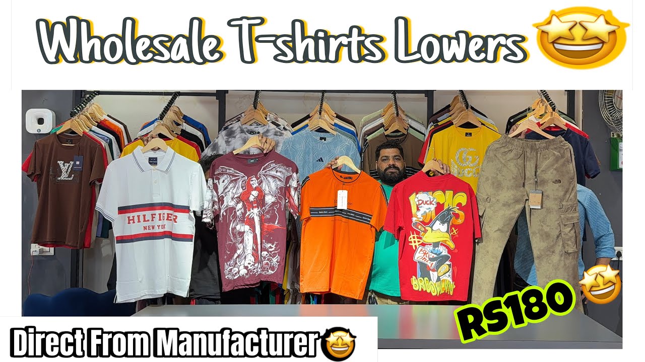 🤩Wholesale T-shirts Lowers Direct Manufacturer se kharide Nk Fashion Ludhiana.