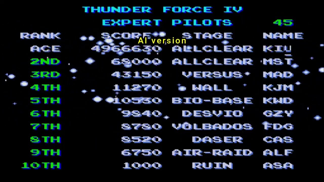 Thunder Force 4 - 