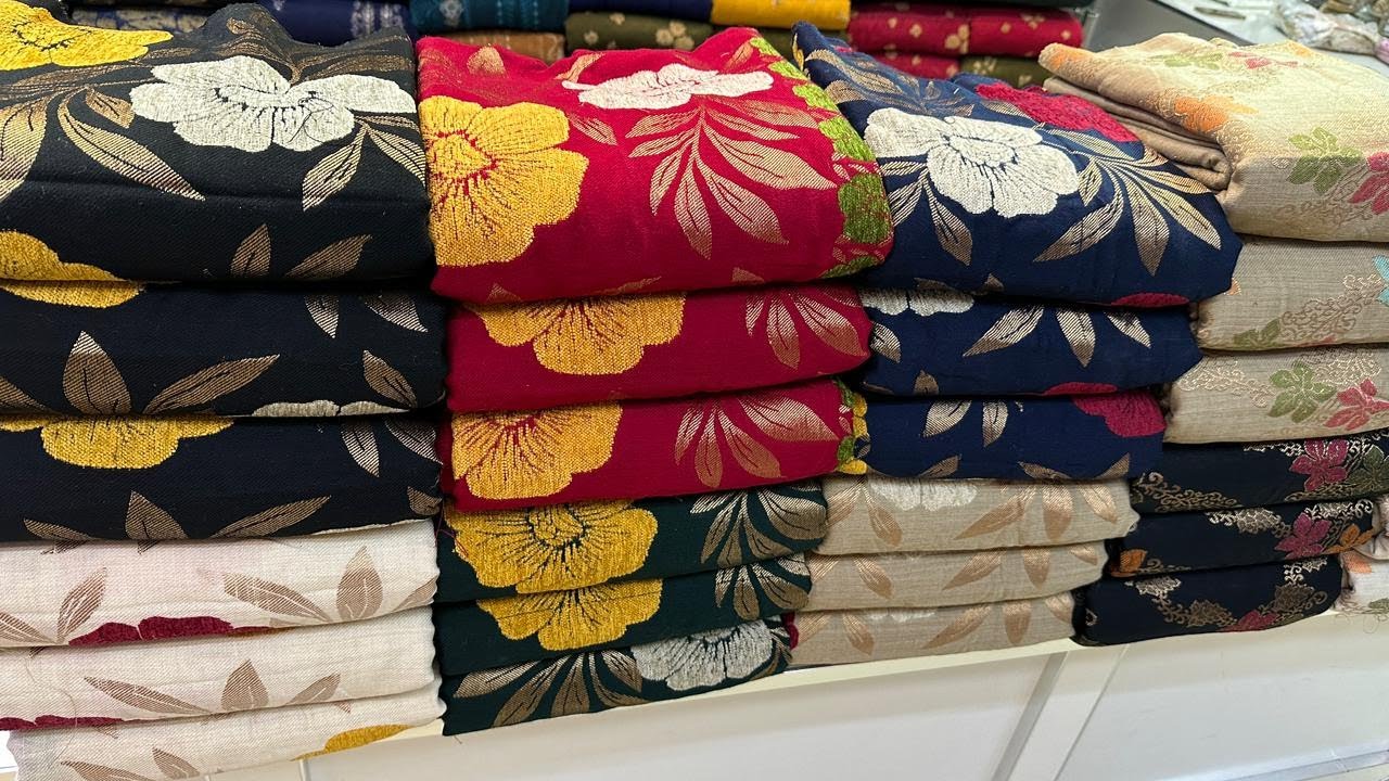 Marina Peach Wool Suits | Banarsi Peach Marina - Peach Leather Marina - Banarsi Velvet Marina Suits