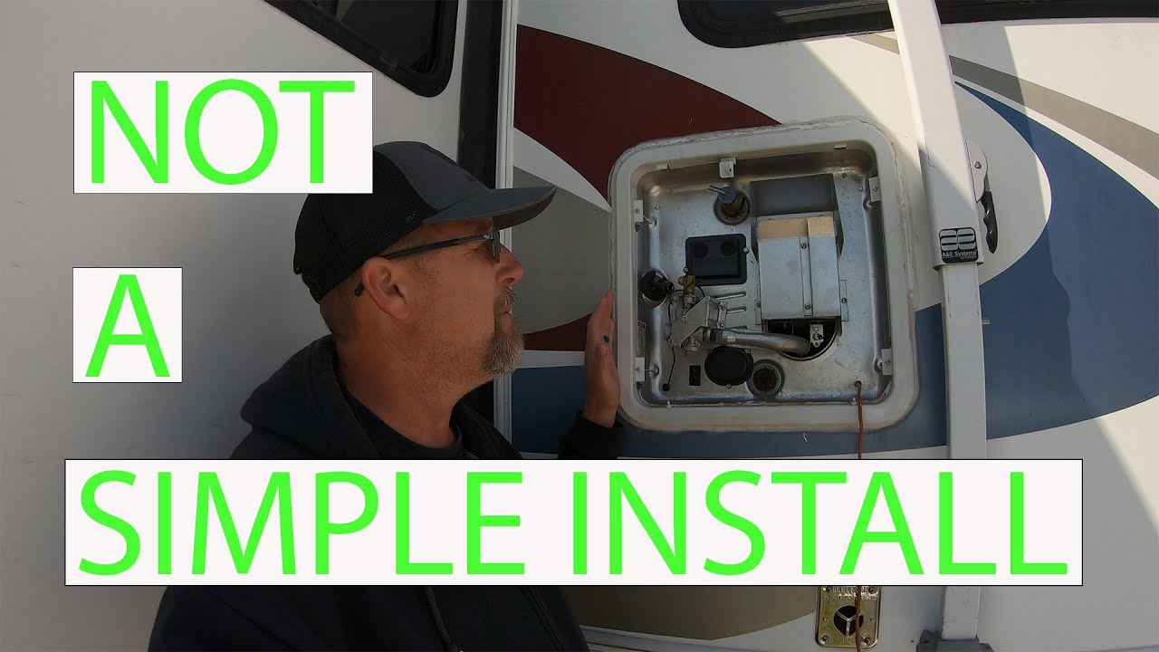 On Demand Water Heater Install in an RV
