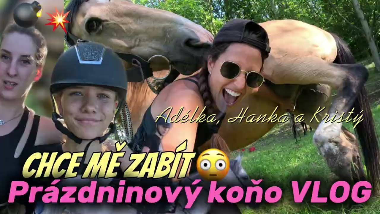 Vykopla po mě ?!🤬🤨 Vyjížka s Áďou a Hančou 