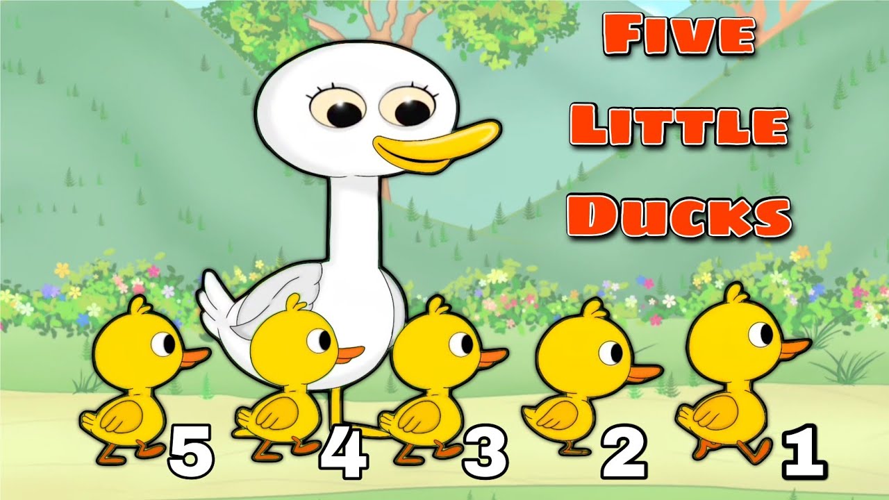 5 Little Duck | Five little Duck - Five little monkey #nurseryrhymes 