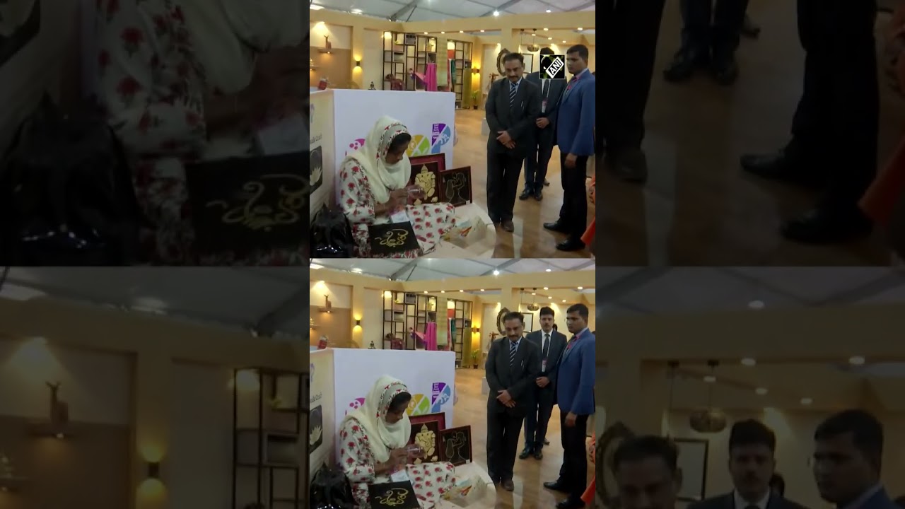 UP Global Investors Summit 2023: HM Amit Shah, UP CM Yogi Adityanath inspect exhibition in Lucknow