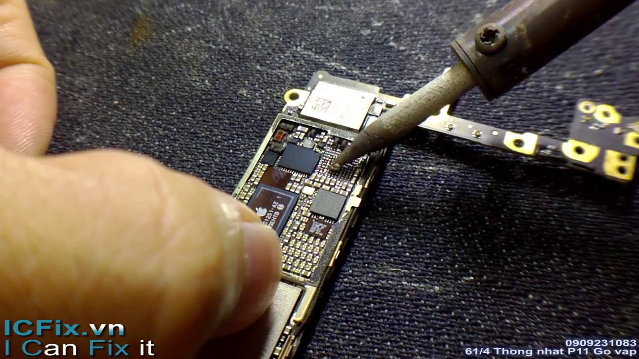 Hướng dẩn sửa iPhone 6 loa trong không nghe ( ear not working english sub )