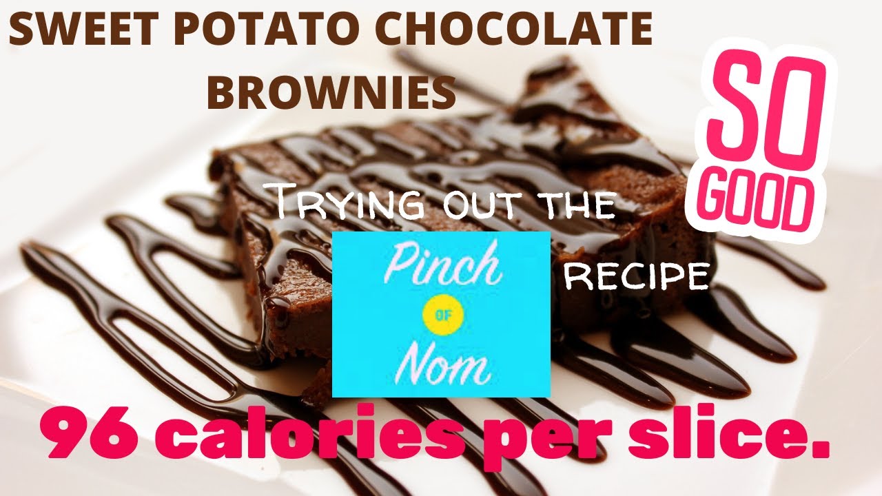 Sweet potato brownies - Pinch of Nom