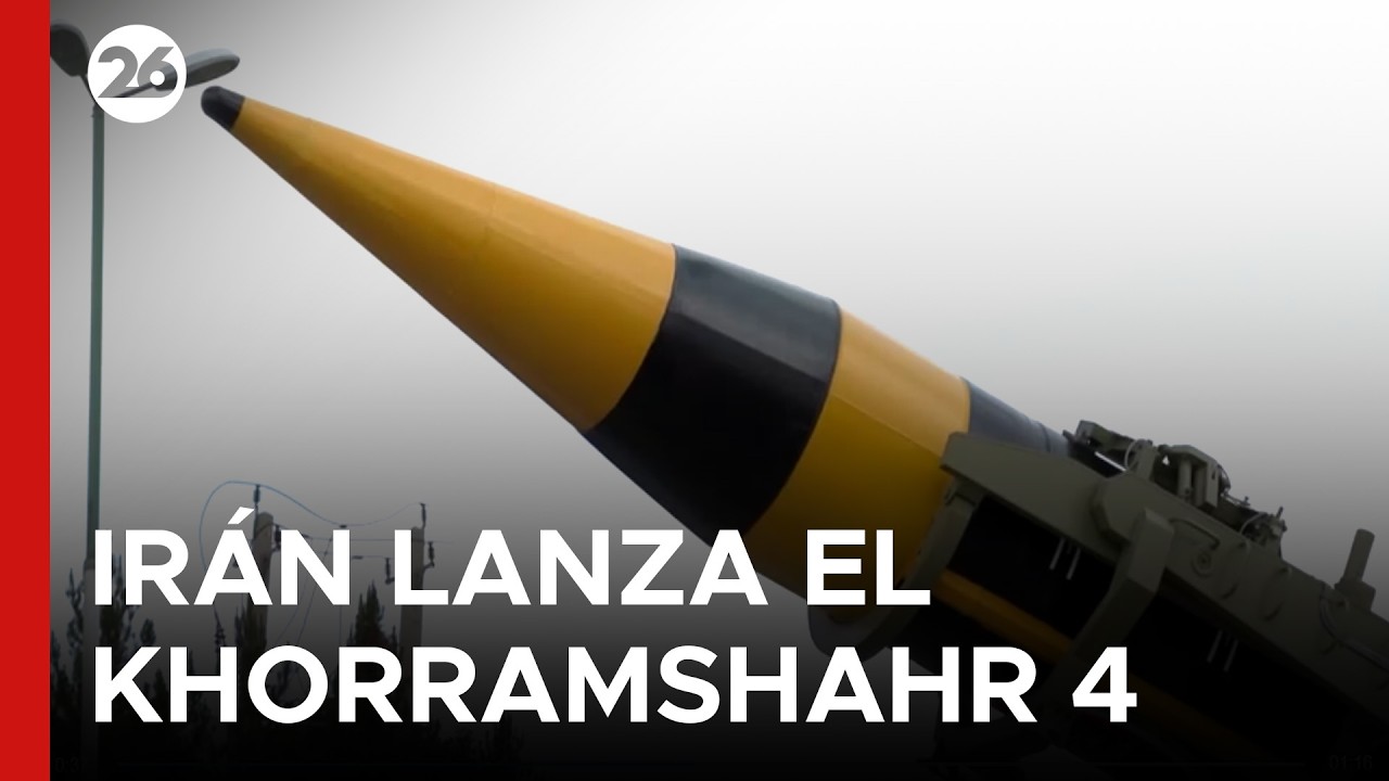 🚨 IRÁN MUESTRA SU MISIL KHORRAMSHAHR 4 | Capaz de impactar Israel en solo 12 minutos