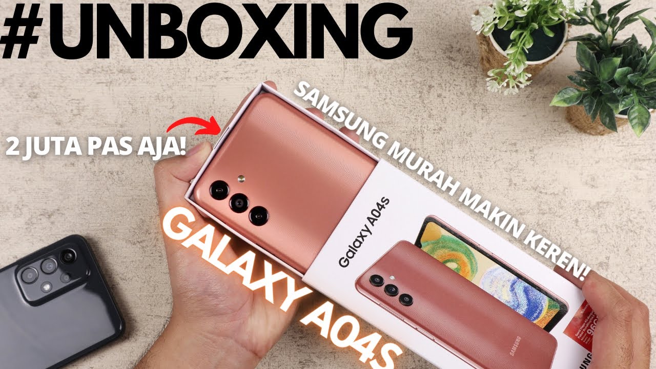 MAKIN KEREN! UNBOXING Samsung Galaxy A04S Indonesia, Seri TERJANGKAU Makin PANAS!