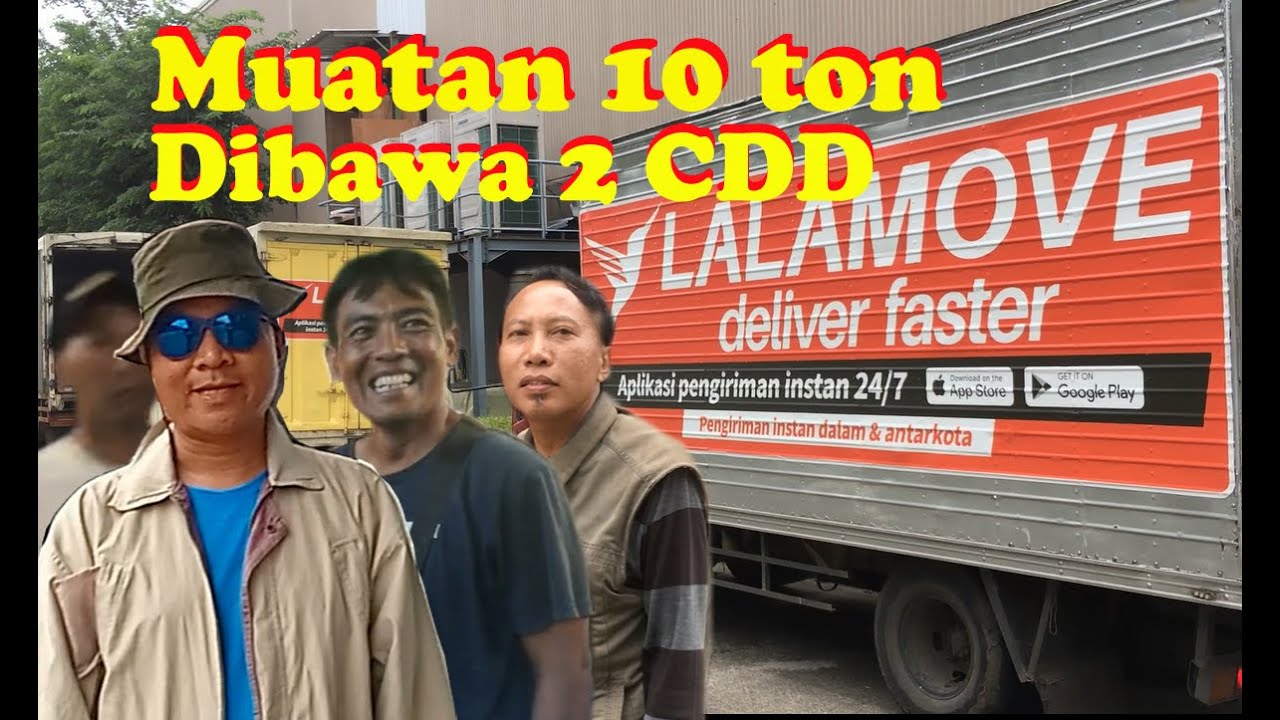 Dua CDD bawa muatan 10 ton
