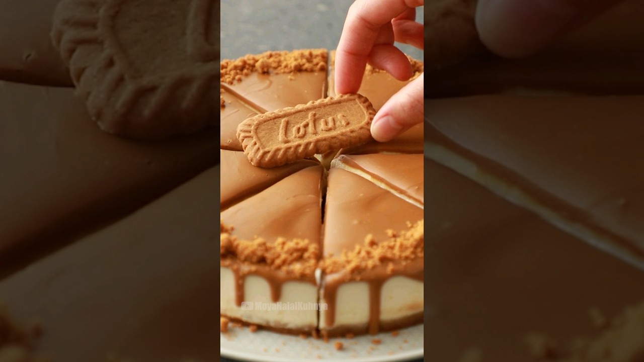 Нереально вкусный ❤️ ЧИЗКЕЙК LOTUS BISCOFF #dessert #чизкейк #рецепты