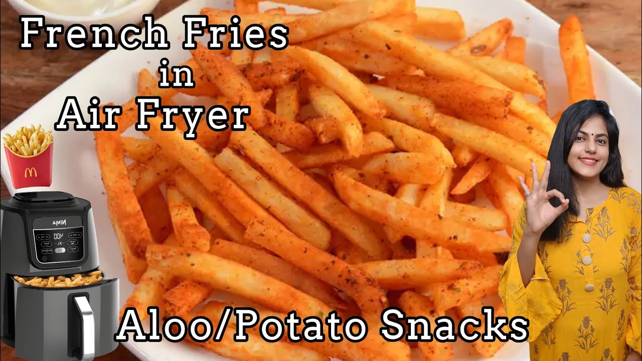 PERFECT French Fries🍟Recipe in Air Fryer | Potato/Aloo Snacks Recipe | Crispy Homemade French Fries