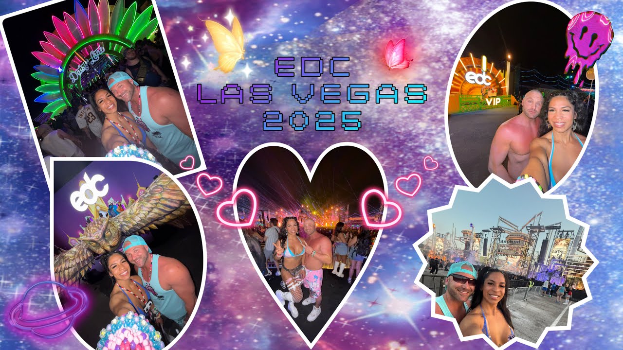 EDC LAS VEGAS 2025 - DAY 0 & 1 | Our First EDC EVER! 🫶🏻