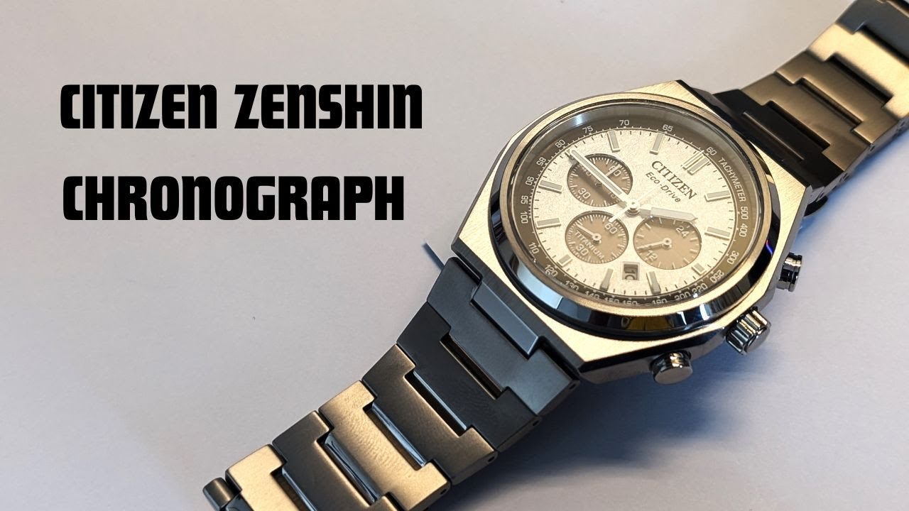 Watch review of the CITIZEN FORZA ZENSHIN TITANIUM CHRONOGRAPH!!