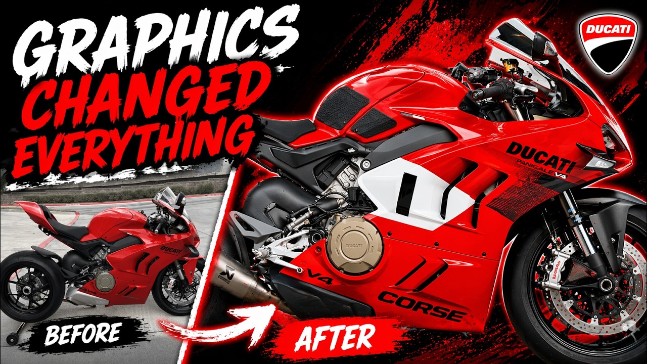 Ducati Panigale V4 graphics install