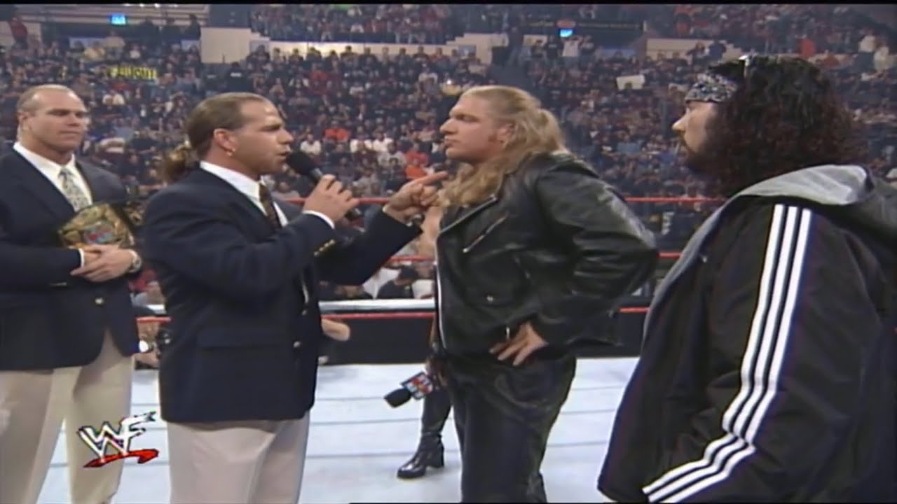 Shawn Michaels Thinks Triple H Owes Him An Apology For &ldquo;Gimmick Infringement&rdquo;! RAW IS WAR 7/12/98
