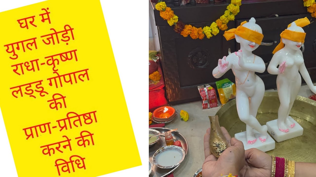 राधा कृष्णा की सेवा नियम | yugal sarkar pran pratishtha vlog #nikunj #radhakrishna #yugalsarkar