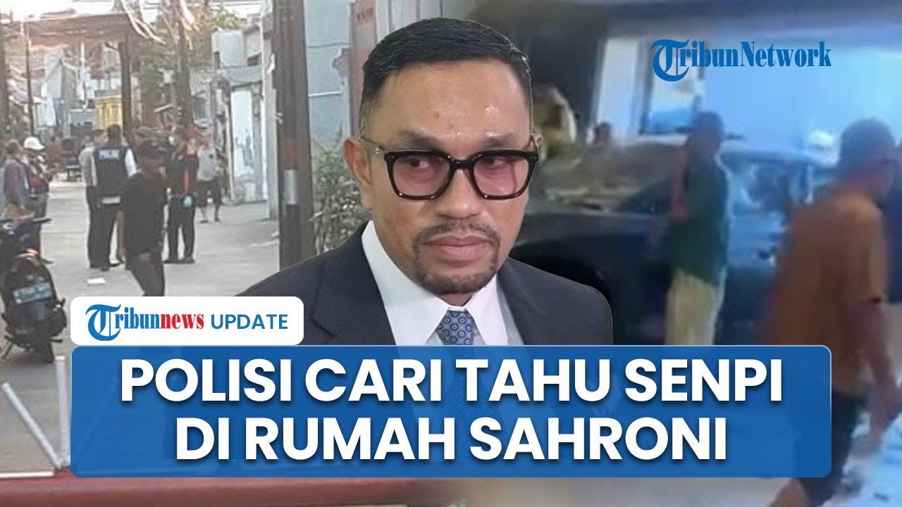 Polisi Telusuri Senjata Api Pasca-Penjarahan di Rumah Ahmad Sahroni, Lihat Video Senpi Dibawa Massa