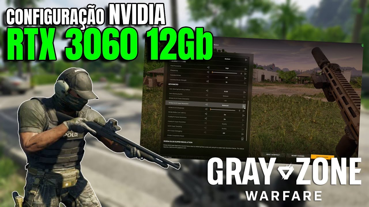 CONFIGURA&Ccedil;&Atilde;O NVIDIA RTX3060 | GRAY ZONE WARFARE NIGH OPS | RYZEN 9 5900X