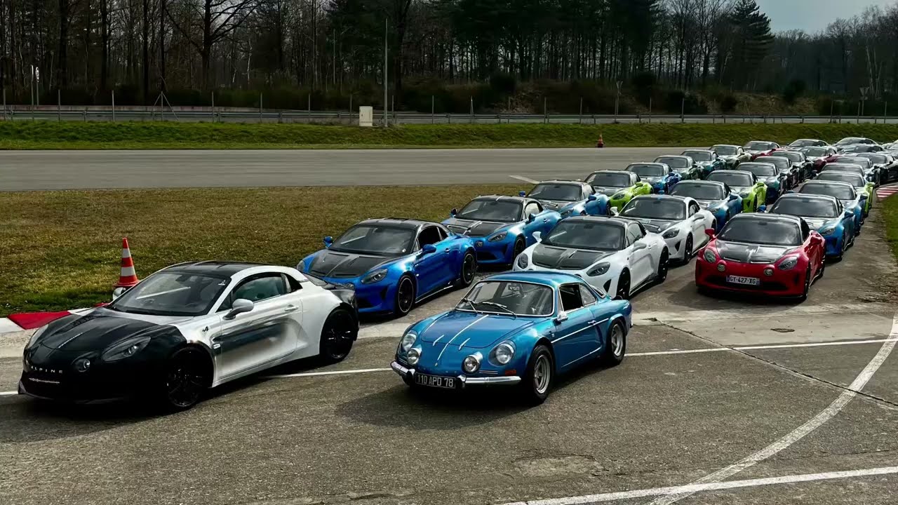 110 Alpine à Montlhéry -16 Mars 2025 #a110 #alpine