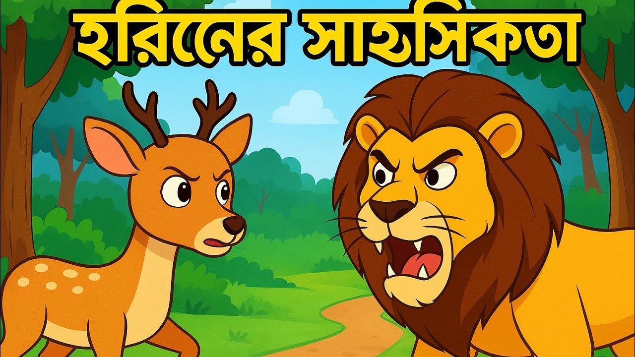 হরিণের সাহসিকতা | নতুন বাংলা কার্টুন গল্প | Golpo Ghor Official 