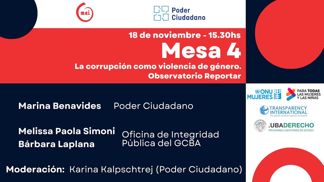 Mesa 4 - 5to Foro Internacional de Mujeres contra la Corrupción