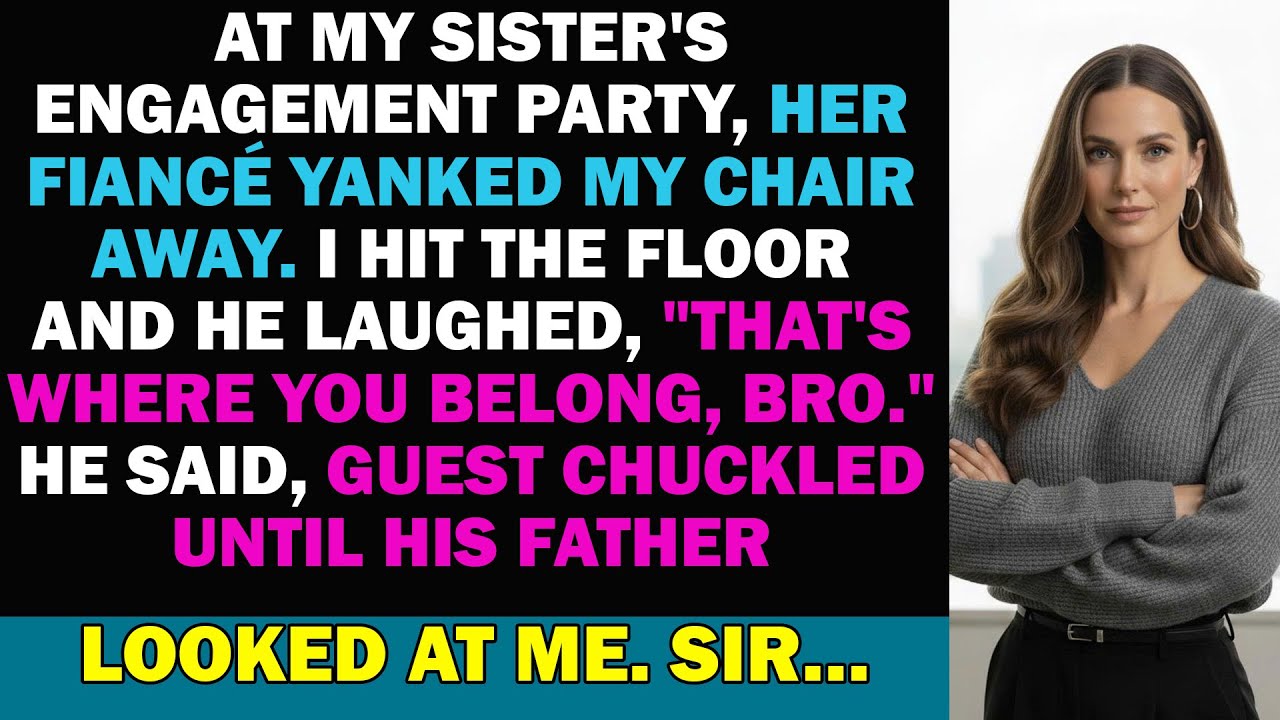 At My Sister's Engagement Party, Her Fiancé Yanked My Chair Away. I Hit The Floor, And...